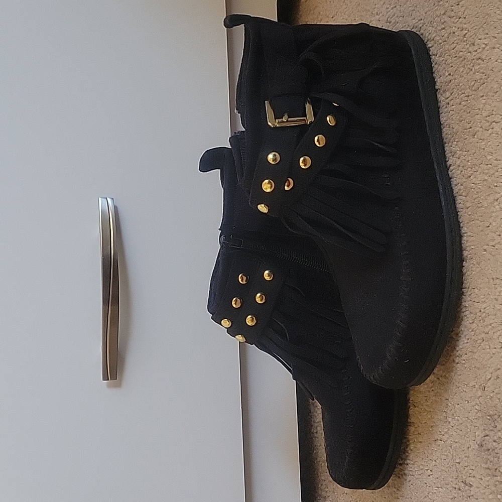 Black booties